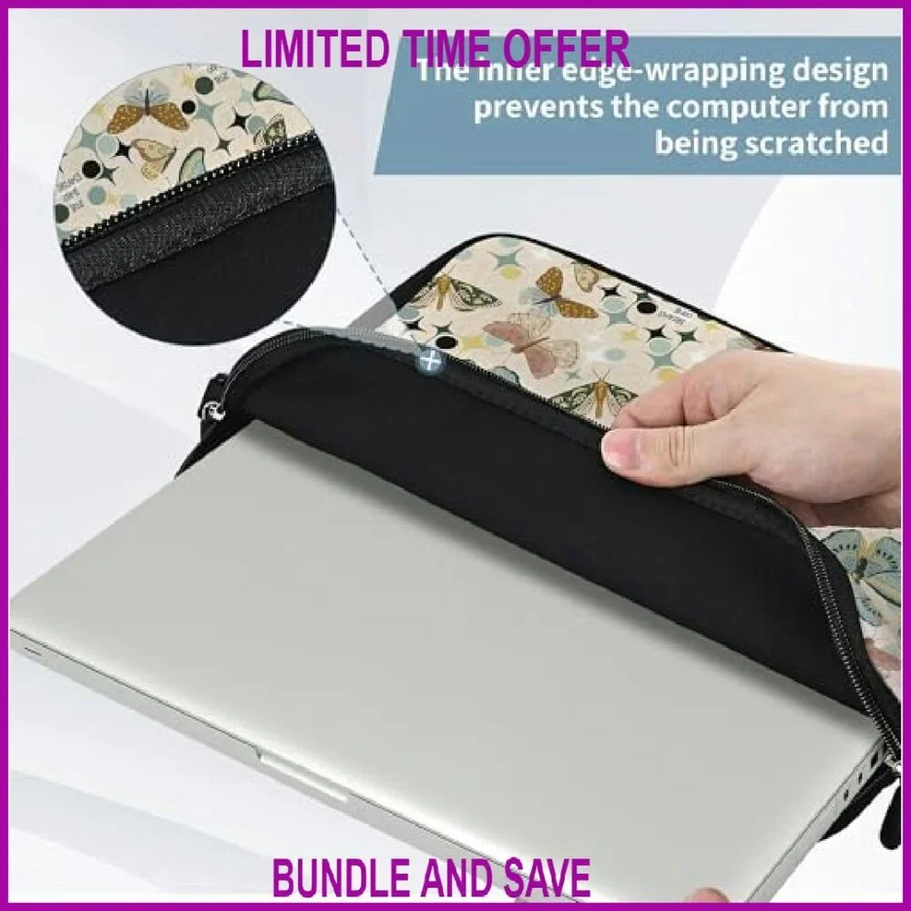 Neoprene Laptop Messenger Bag with Shoulder Strap 14-15.6 Inch